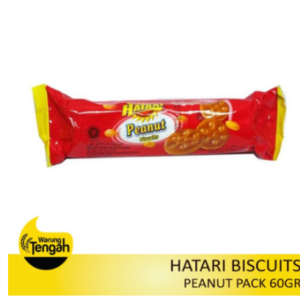 [PACK] Hatari Biscuits Peanut 60gr