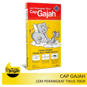 [PACK] Lem Perangkap Tikus Cap Gajah Kotak 70gr