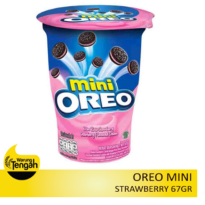 [CUP] Oreo Mini Vanila / Strawberry 67gr - Vanila