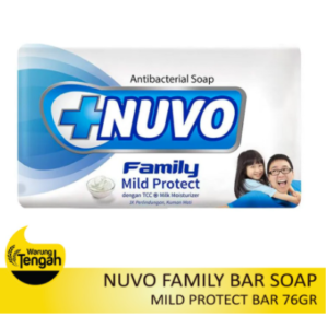 [BAR] Nuvo Family Bar Soap Nature / Total / Fresh / Mild Protect 76gr - Nature Protect