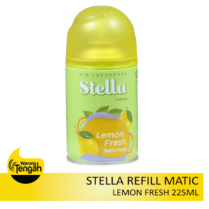 [BTL] Stella Air Freshener Refill Matic Orange / Lemon Fresh 225ml - Orange