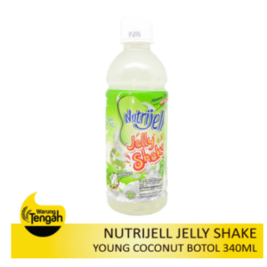 [BTL] Nutrijell Jelly Shake Guava / Orange / Coconut / Lychee 340ml - Coconut