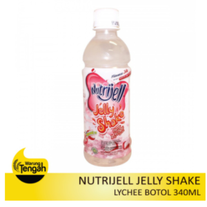 [BTL] Nutrijell Jelly Shake Guava / Orange / Coconut / Lychee 340ml - Lychee