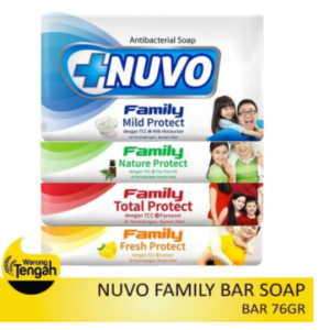 [BAR] Nuvo Family Bar Soap Nature / Total / Fresh / Mild Protect 76gr - Mild Protect