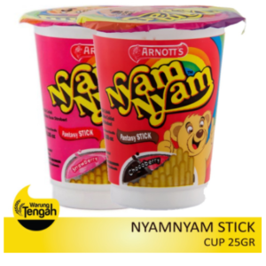 [CUP] NyamNyam Fantasy Stick Strawberry / Chocoberry 25gr - Chocoberry