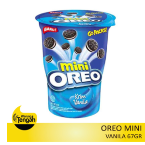 [CUP] Oreo Mini Vanila / Strawberry 67gr - Strawberry