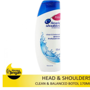 [BTL] Head & Shoulders Shampoo Anti Ketombe Clean & Balanced 170ml